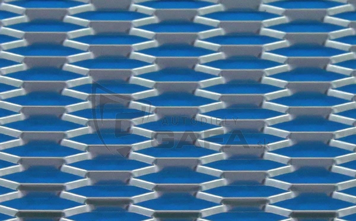 Sieťka hliníková Honey Comb Silver 120x40cm 1