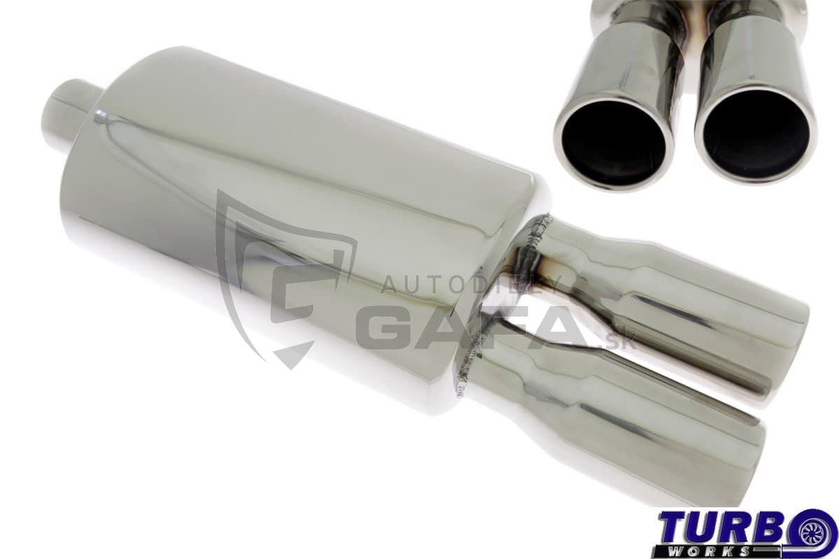 Nerezový koncový tlmič výfuku 63mm - TWTL012 1