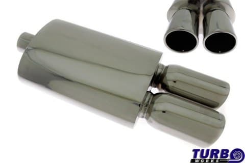 Nerezový koncový tlmič výfuku 63mm - TWTL017 1