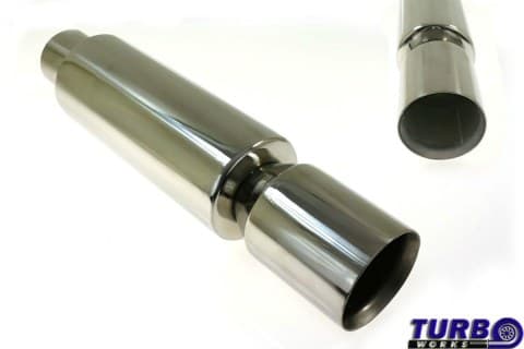Nerezový koncový tlmič výfuku 76mm - TWTL050 1