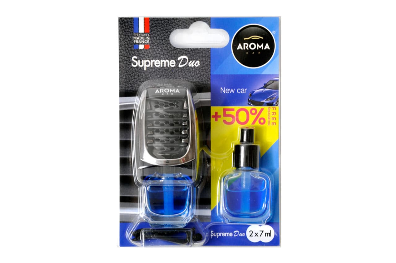Osviežovač vzduchu AROMA CAR SUPREME DUO NEW CAR 1