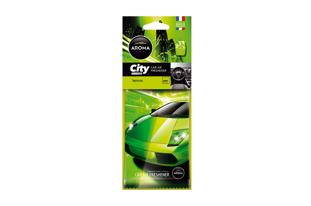 Osviežovač vzduchu AROMA CAR CITY CARD LEMON