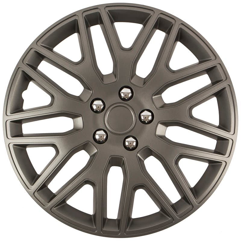 Puklica DAKAR NC 14" GRAPHITE s chrómovými skrutkami