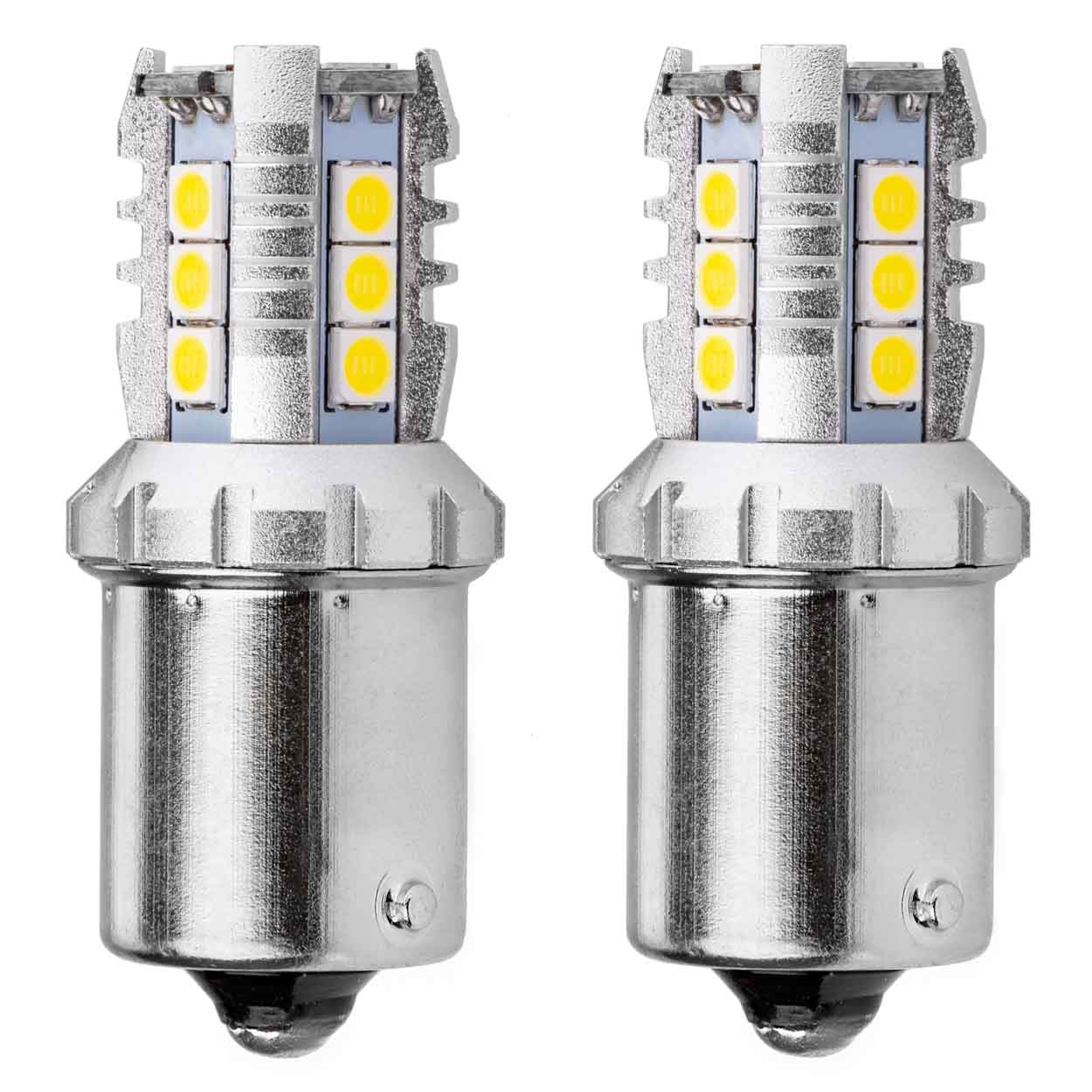 LED žiarovky CANBUS 3030 16SMD 1156 BA15S P21W R10W R5W White 12V/24V - 02796