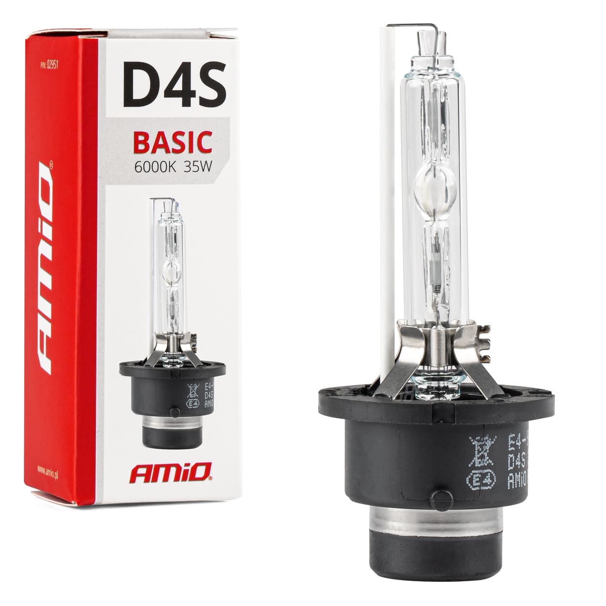 Xenónová výbojka D4S 35W 6000K AMiO BASIC - 02951 1