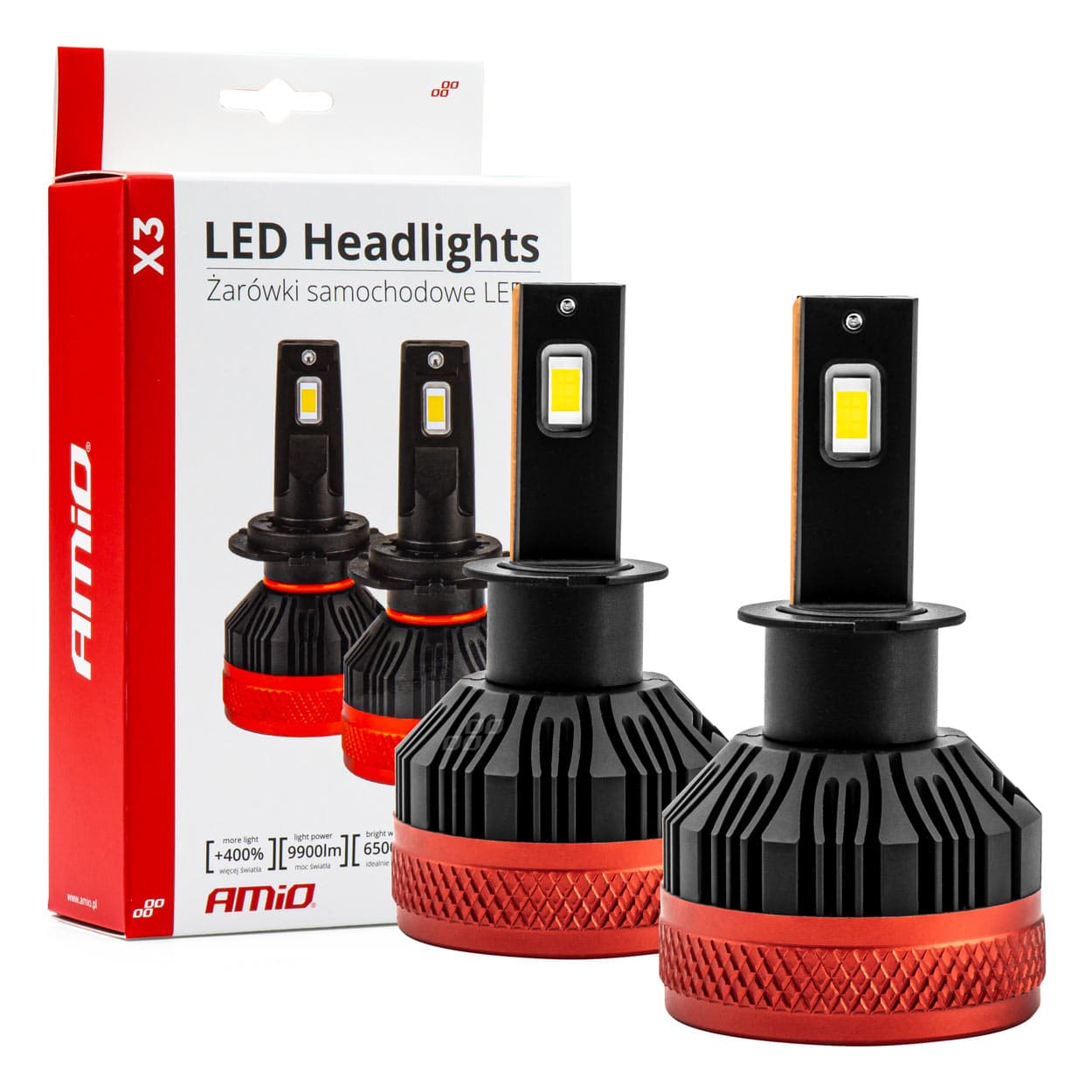 LED žiarovky hlavného svietenia H3 X3 Series - 02978