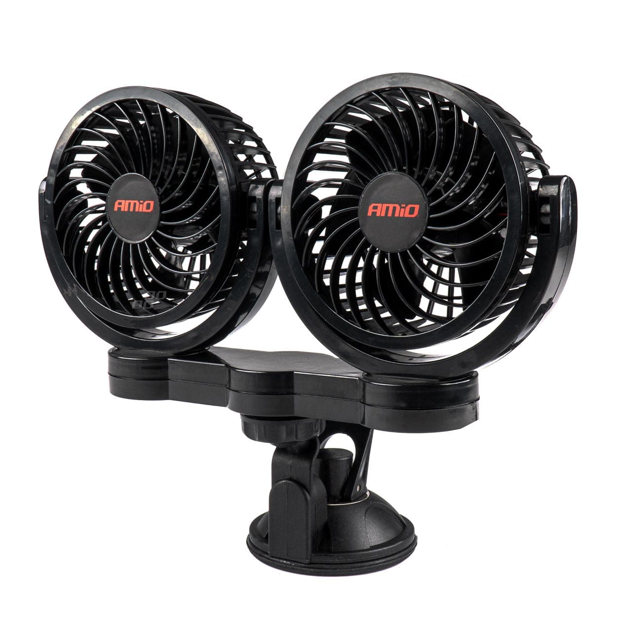 Ventilátor do auta s prísavkou 2x4" 12V - 03010
