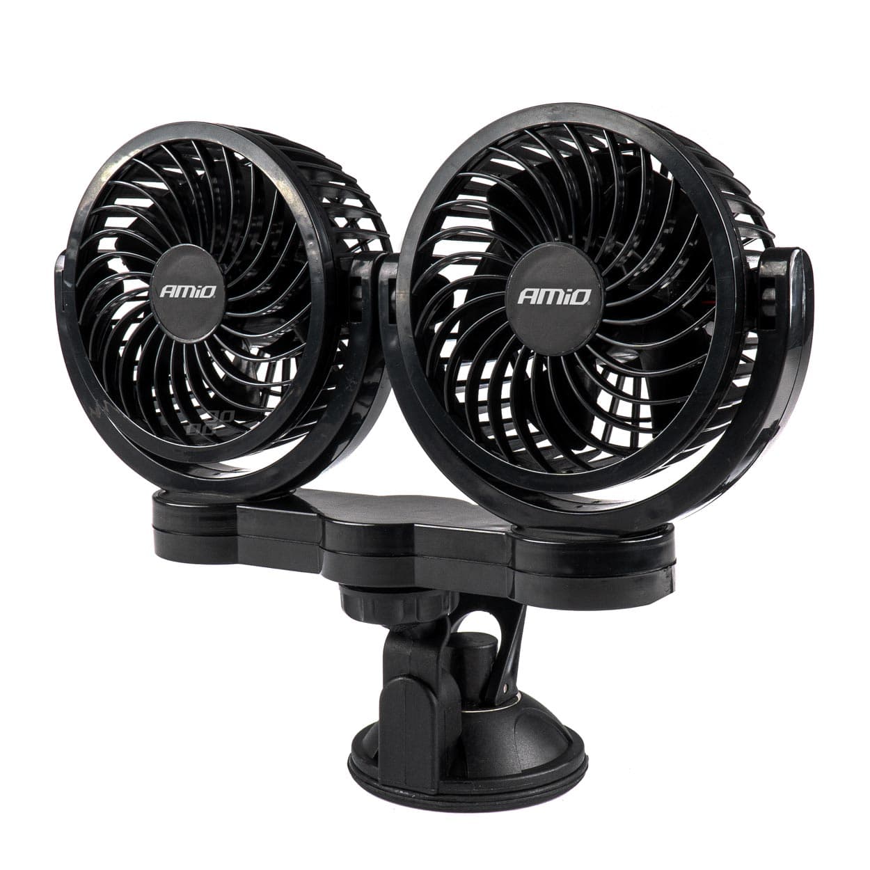 Ventilátor do auta s prísavkou 2x4" 24V - 03011
