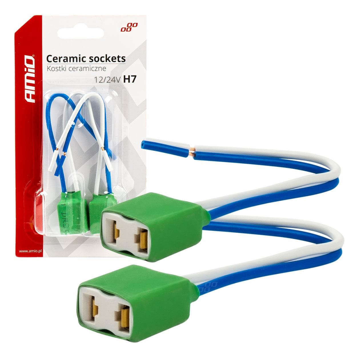 Keramické pätice 2 ks H7 1