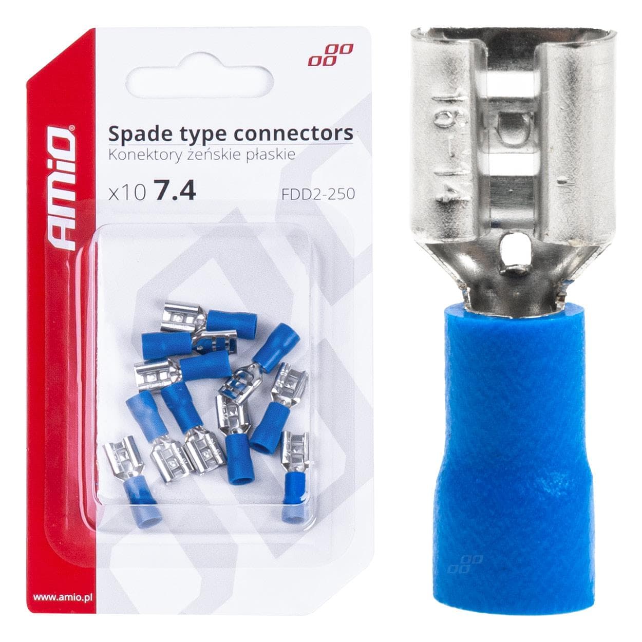 Elektrické konektory –samica (vsuvka) 7.4mm1.5-2.5mm215A 10 ks 1