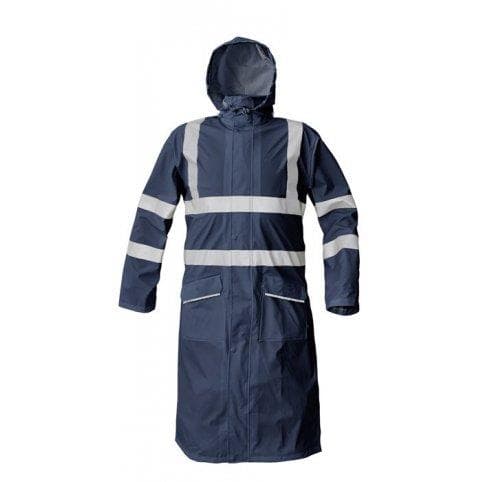 Siret Hi-Vis nepremokavý plášť, tmavo modrá XXL