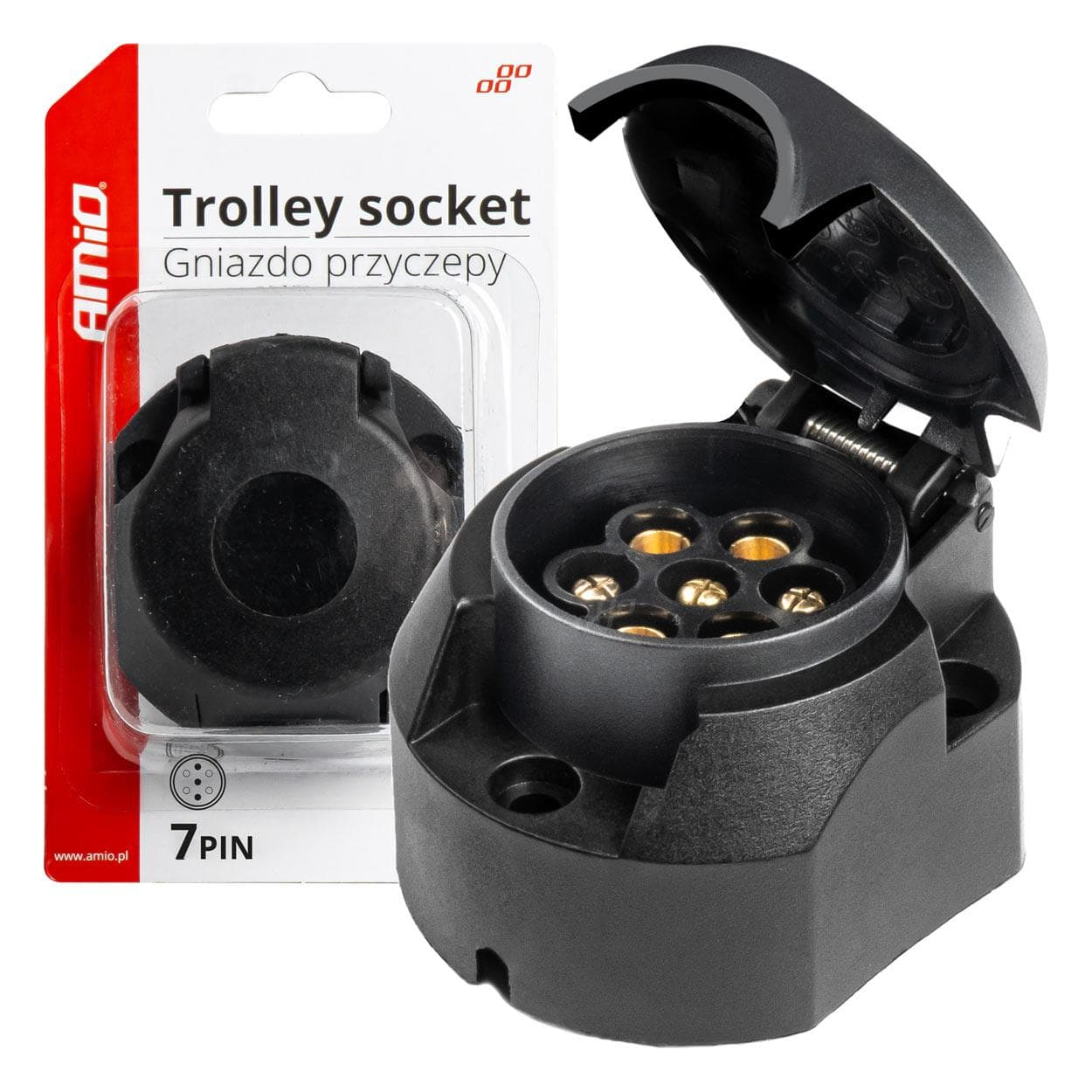 Zásuvka ťažného zariadenia 7PIN 1