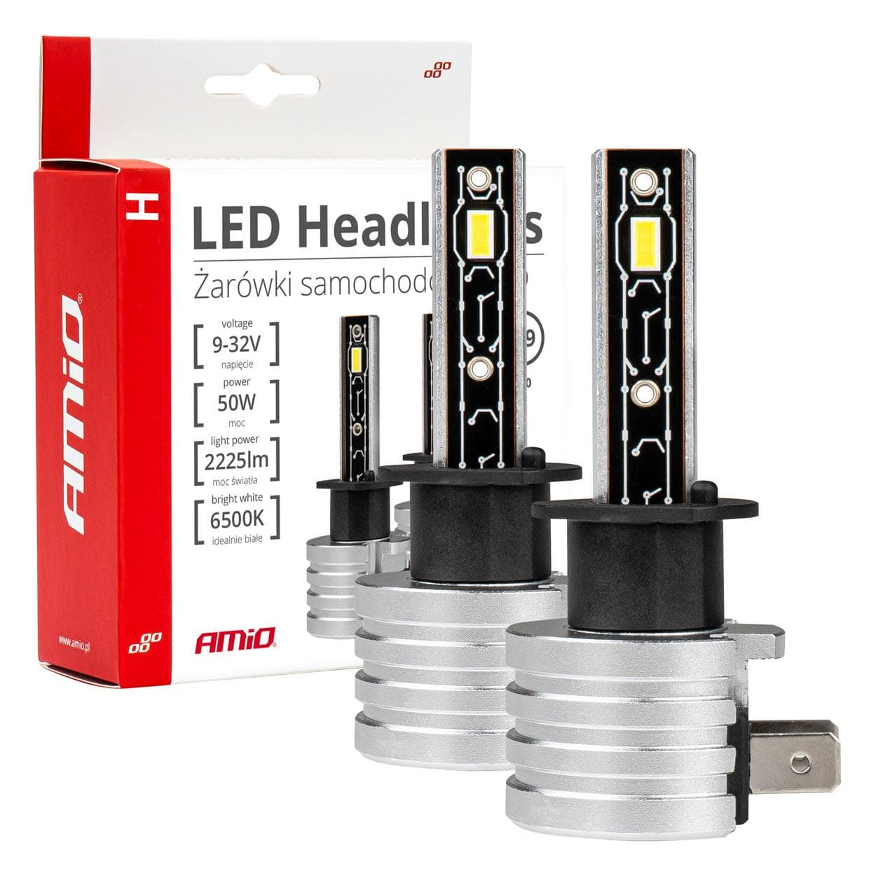 LED žiarovky hlavného svietenia H1 H-mini Series AMiO 1