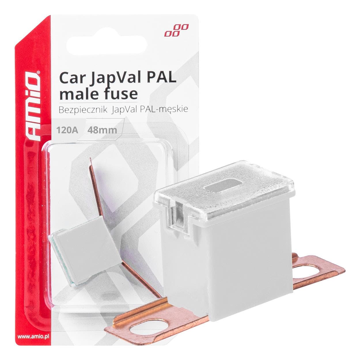 Poistky JAPVAL PAL samec 48mm 120A AMIO-03425 1
