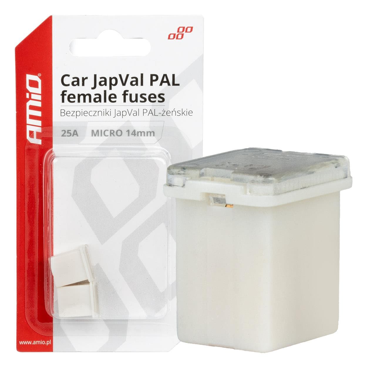 Poistky JAPVAL PAL samica 25A AMIO-03452 1