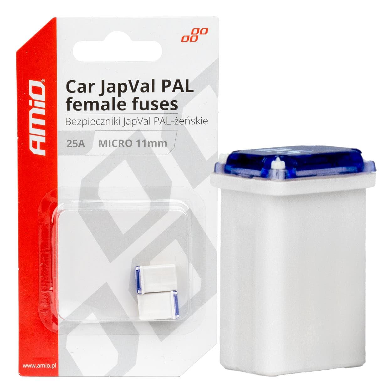 Poistky JAPVAL PAL samica 25A AMIO-03459 1