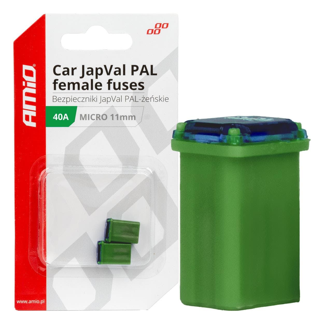 Poistky JAPVAL PAL samica 40A AMIO-03461 1