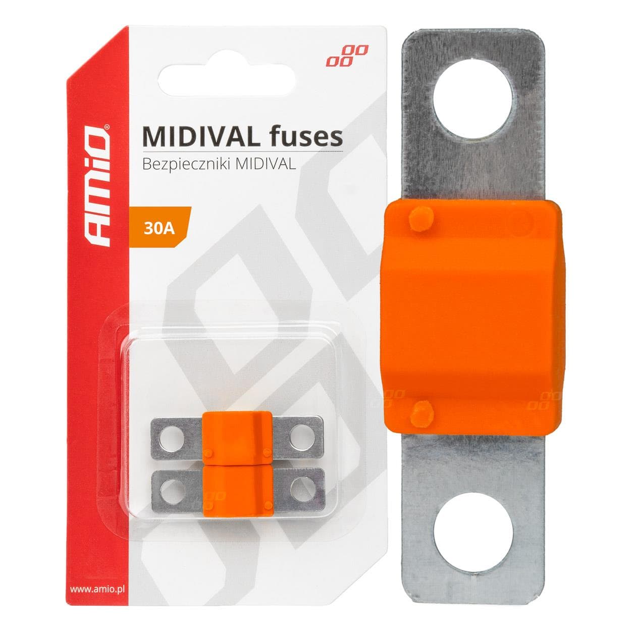 Poistky MIDIVAL 30A AMIO-03473 1