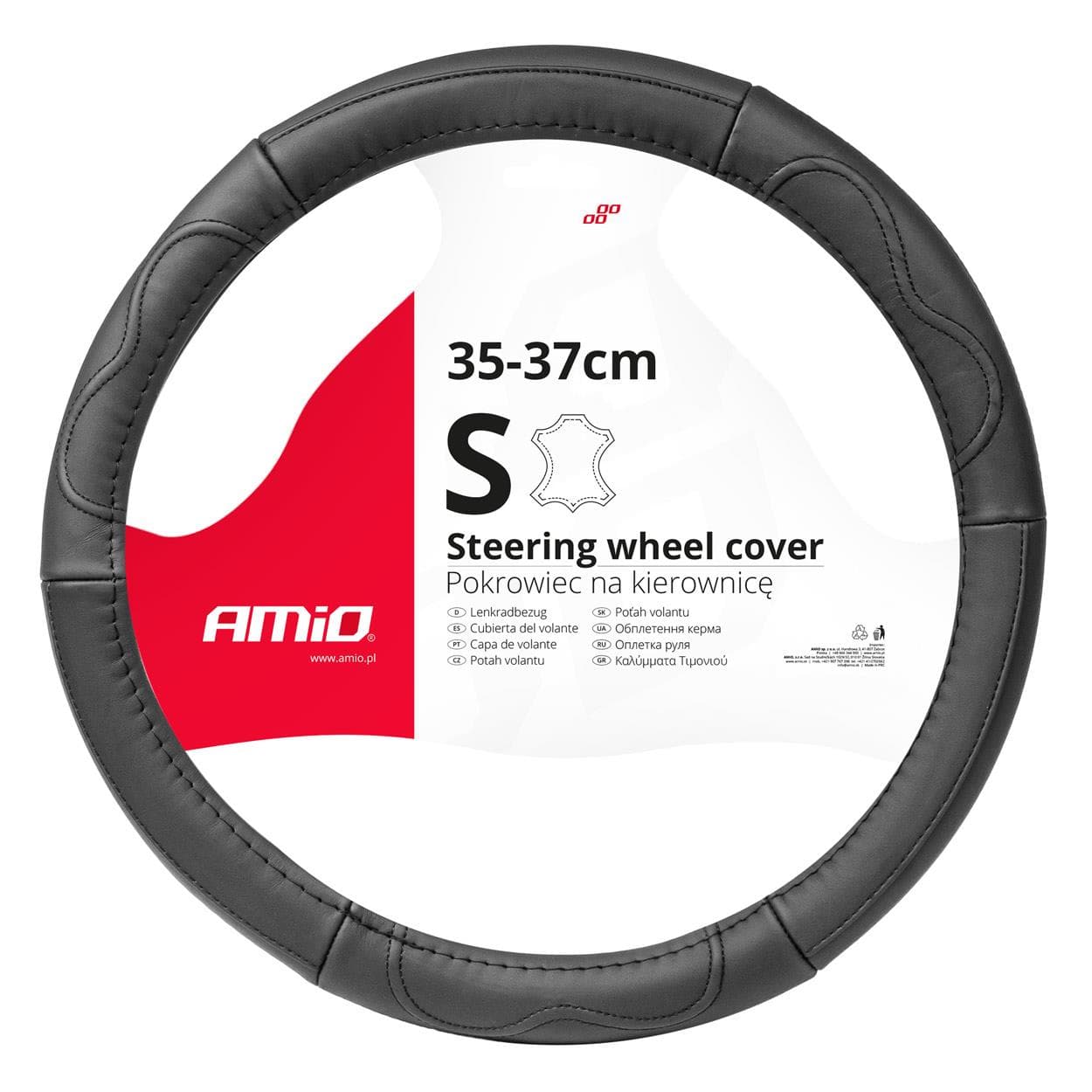 Poťah volantu Leather Series SWC 49-S (35-37cm)