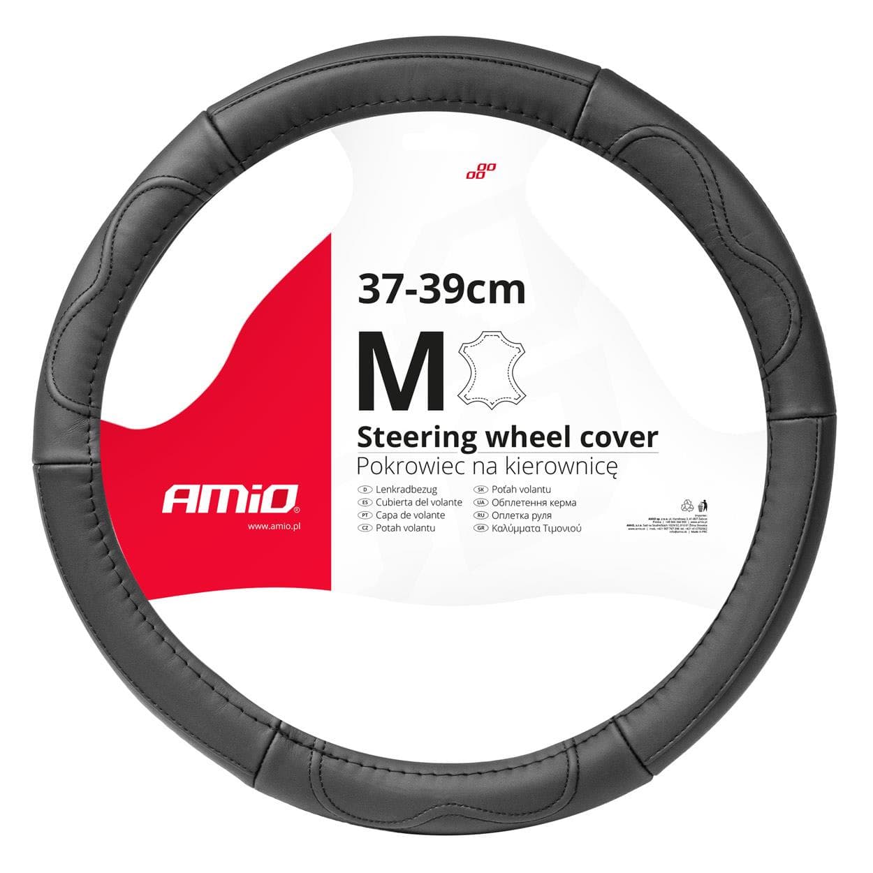 Poťah volantu Leather Series SWC 49-M (37-39cm)