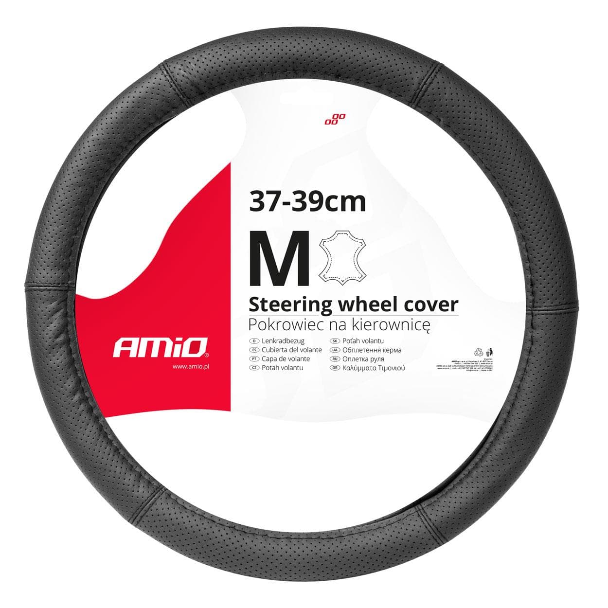 Poťah volantu Leather Series SWC 50-M (37-39cm) 1