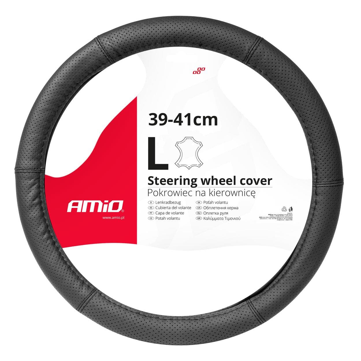 Poťah volantu Leather Series SWC 50-L (39-41cm)