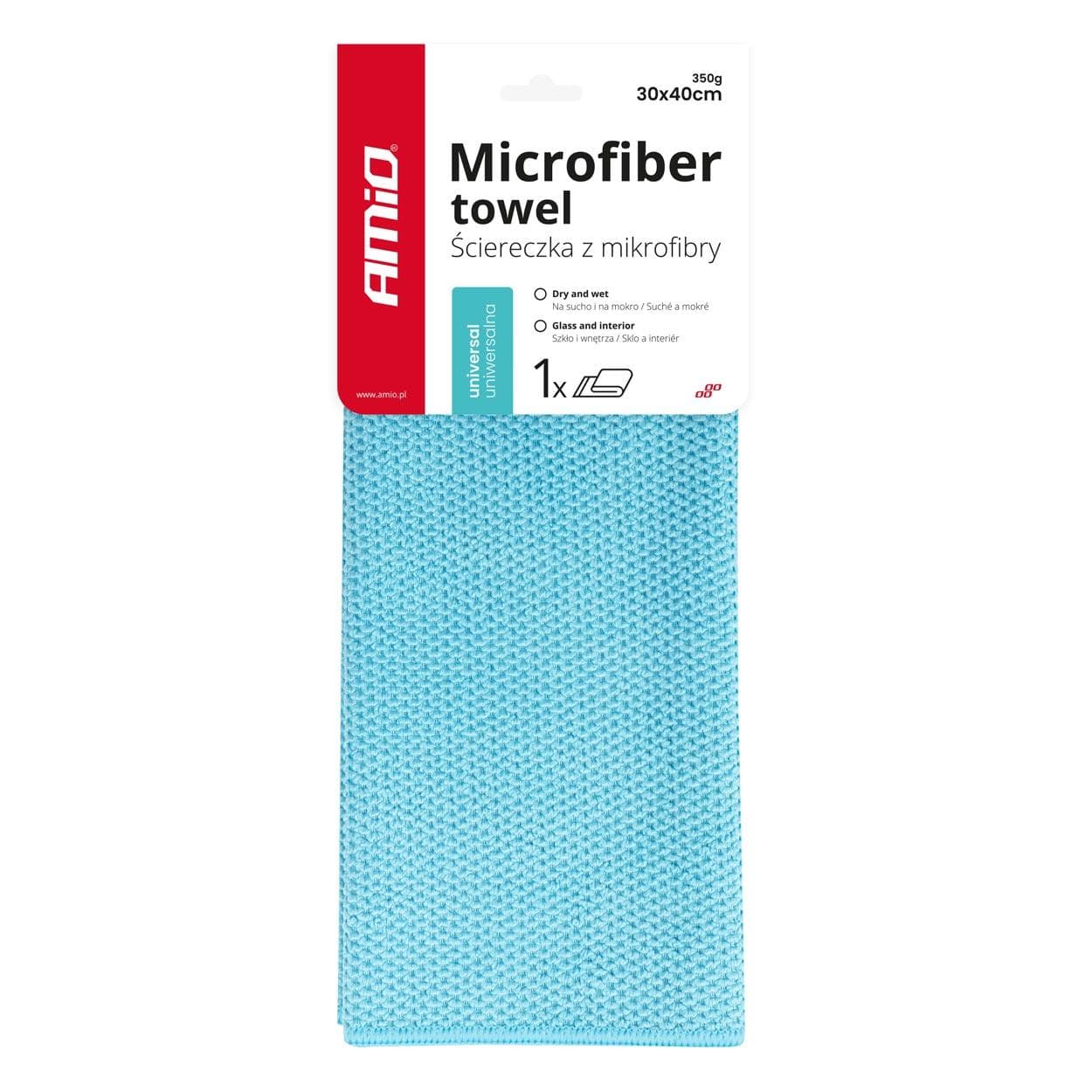 Utierka z mikrovlákna 30x40cm 350g AMIO-03736