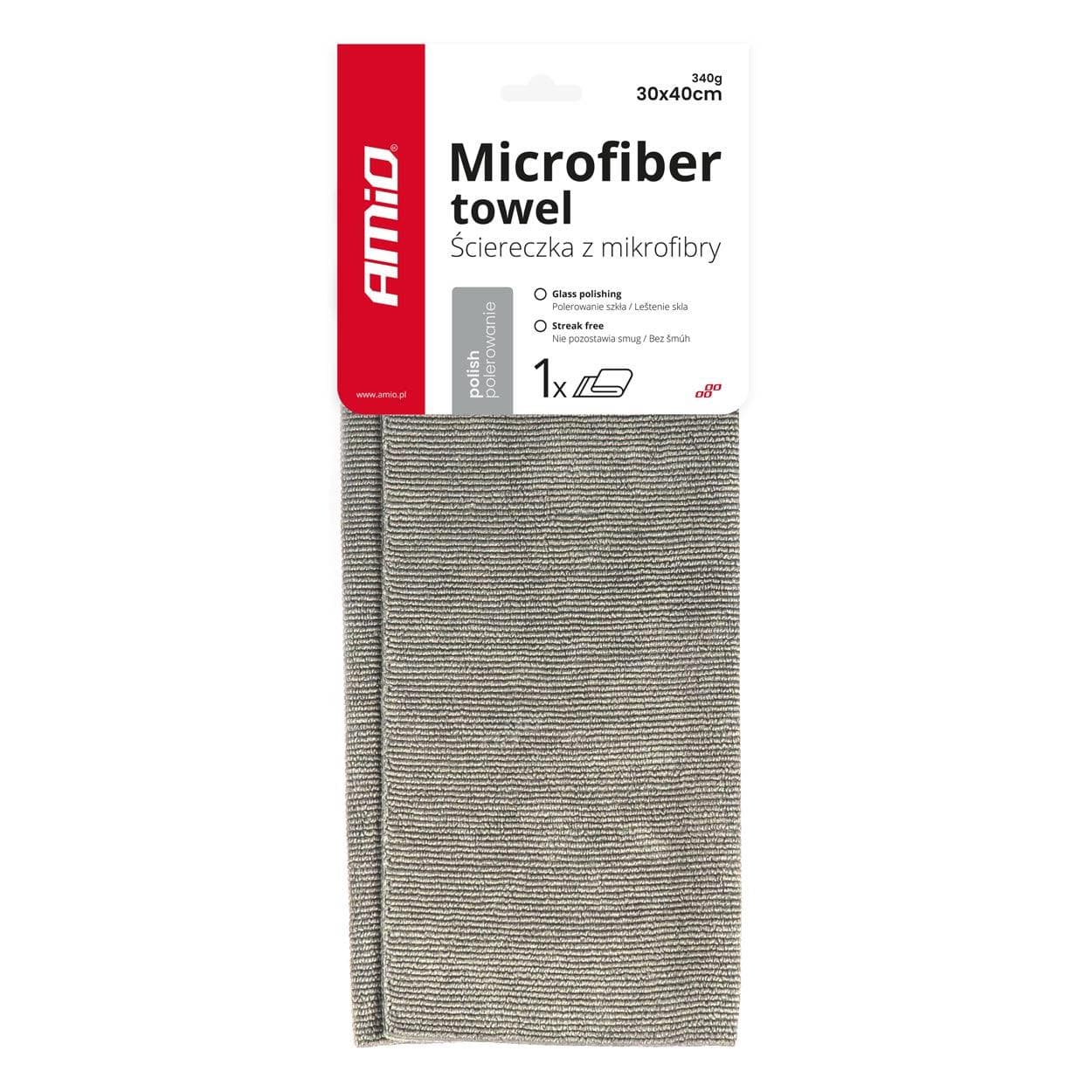 Utierka z mikrovlákna 30x40cm 340g AMIO-03741 1