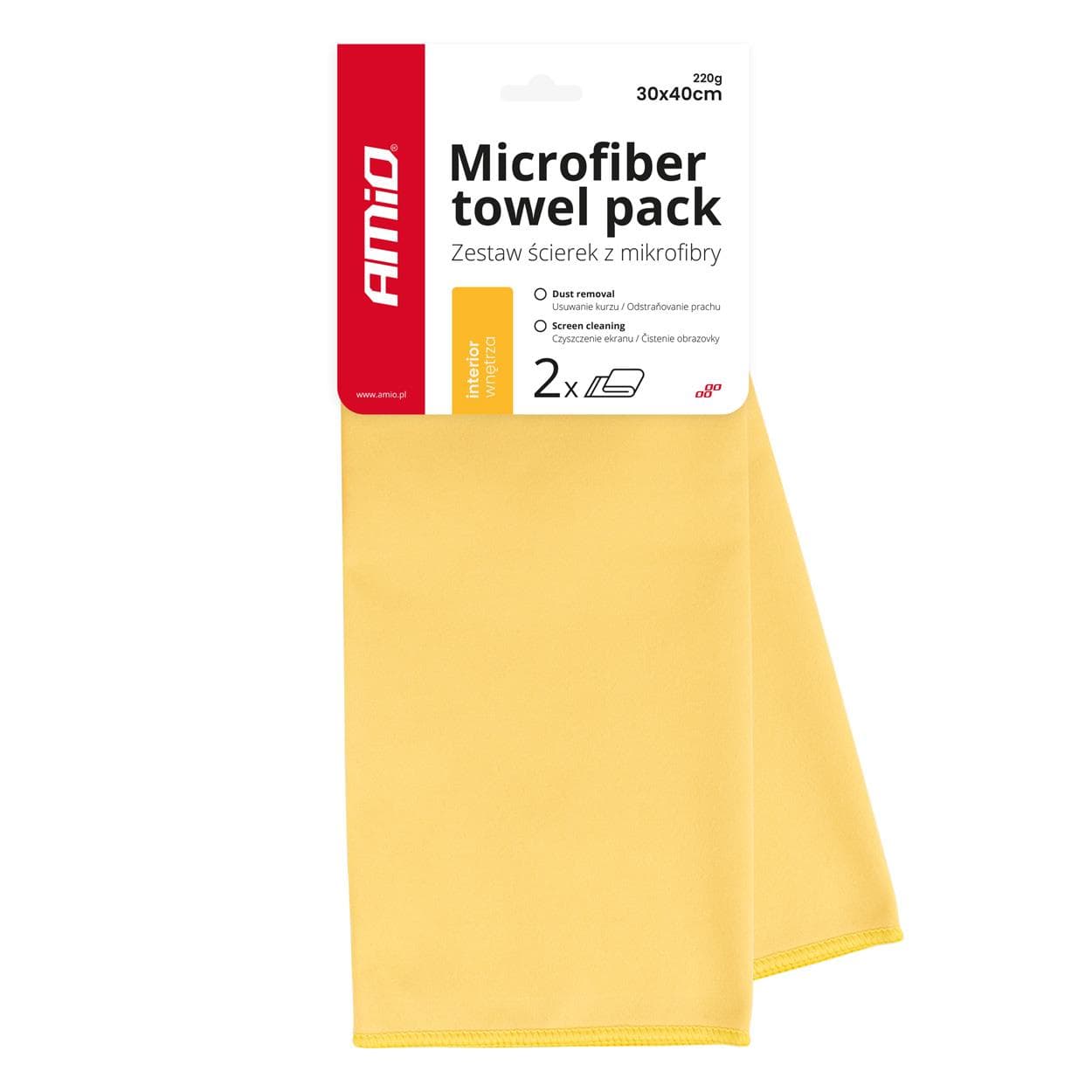 Utierka z mikrovlákna 30x40cm 220g AMIO-03745