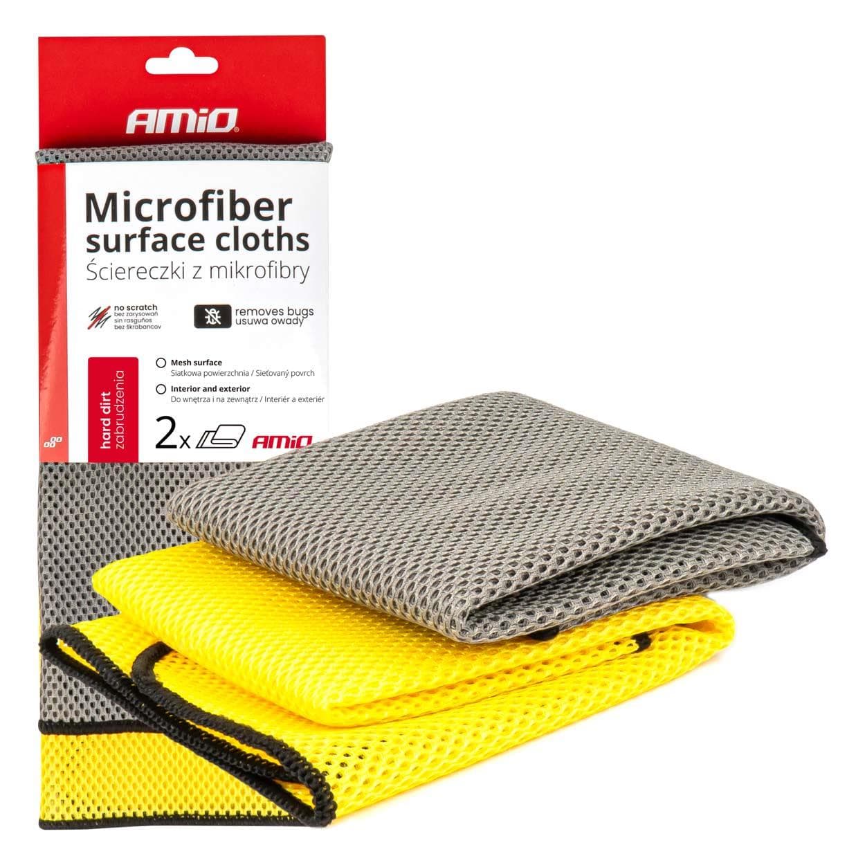 Utierka na povrchy z mikrovlákna 40x40cm 280g AMIO-03977 1