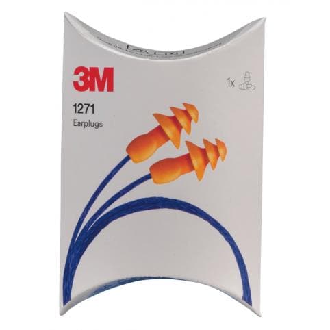 Zátkové chrániče sluchu 3M 1271/SNR 25 dB 1
