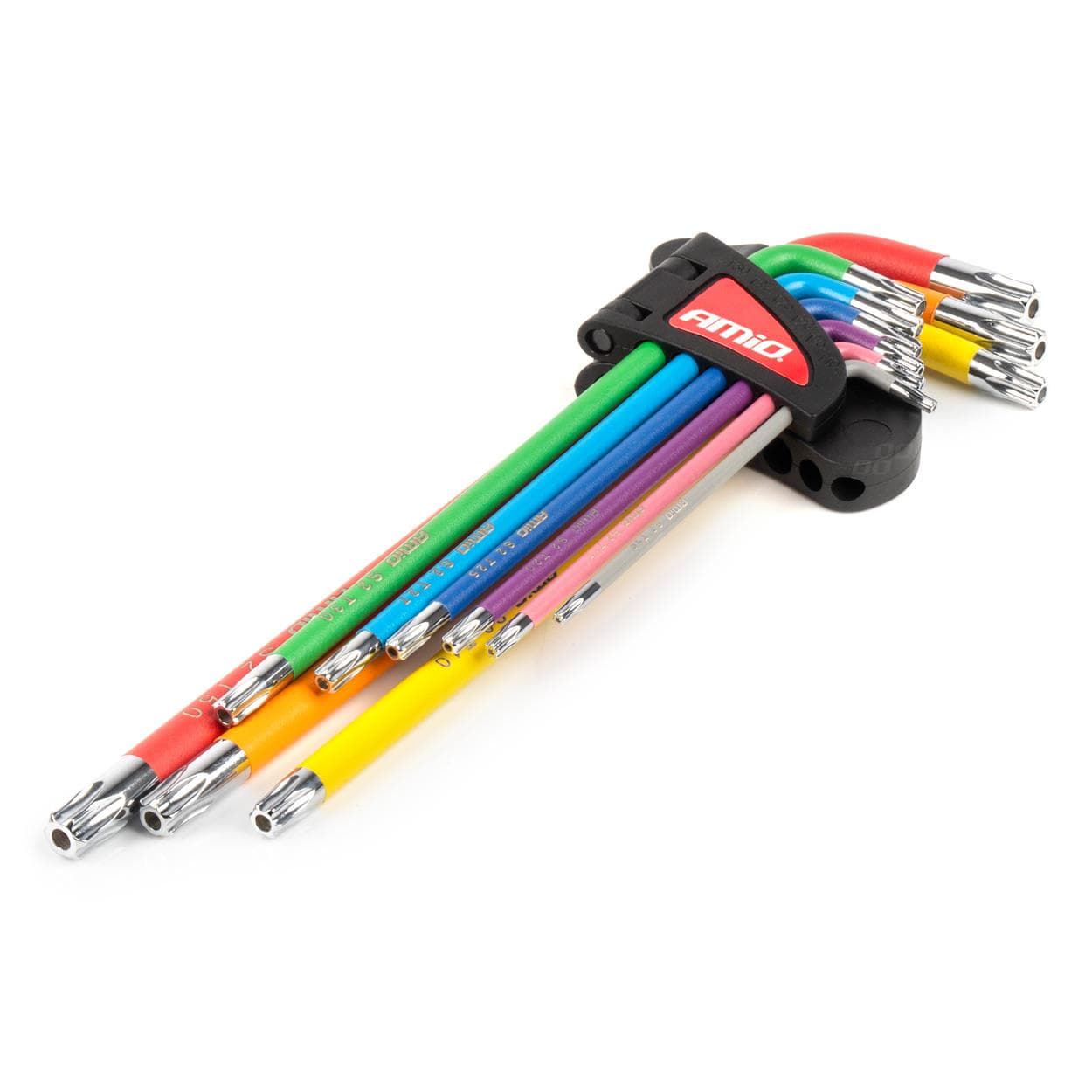 Imbusové TORX kľúče z S2 ocele 9ks AMiO-04301 1