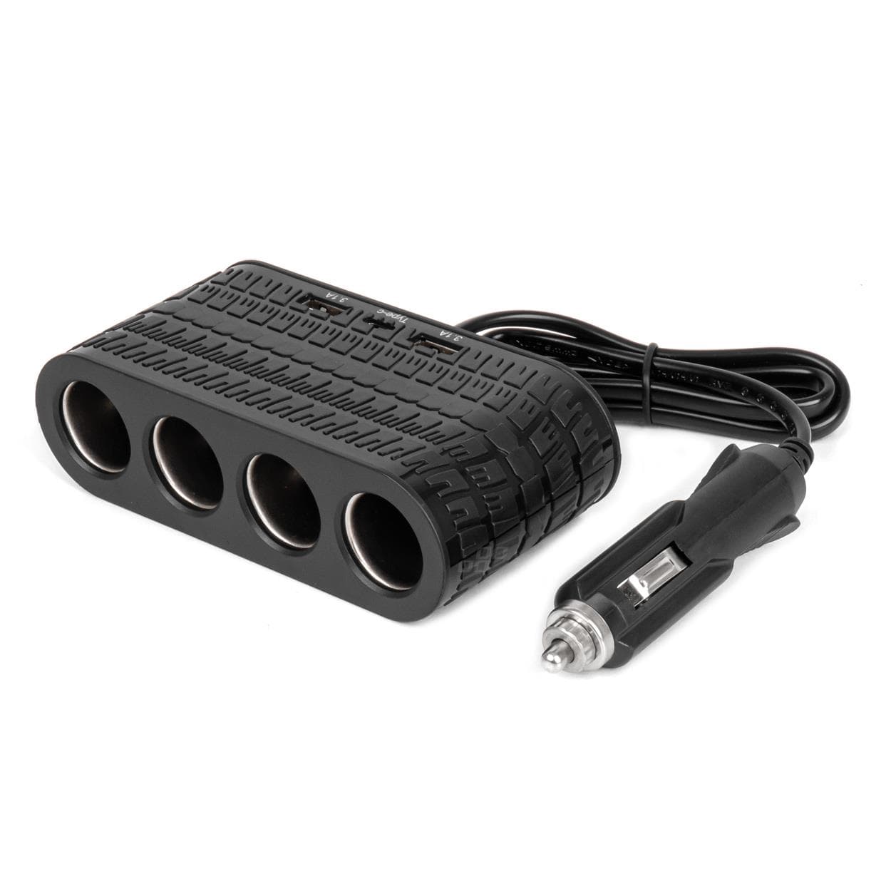 Predlžovacia zásuvka 2x USB-A 1x USB-C 12/24V 120W 80cm AMiO-04367 1