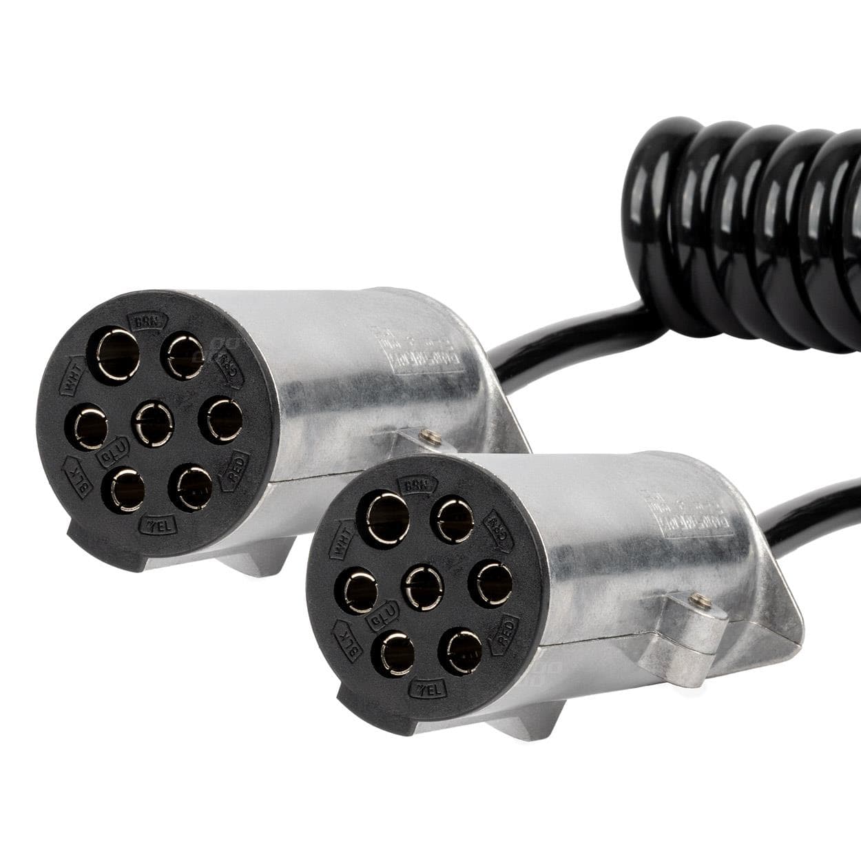 Špirálový kábel TIR 2x 7 PIN typ N 5m 24V AMIO-04379 1
