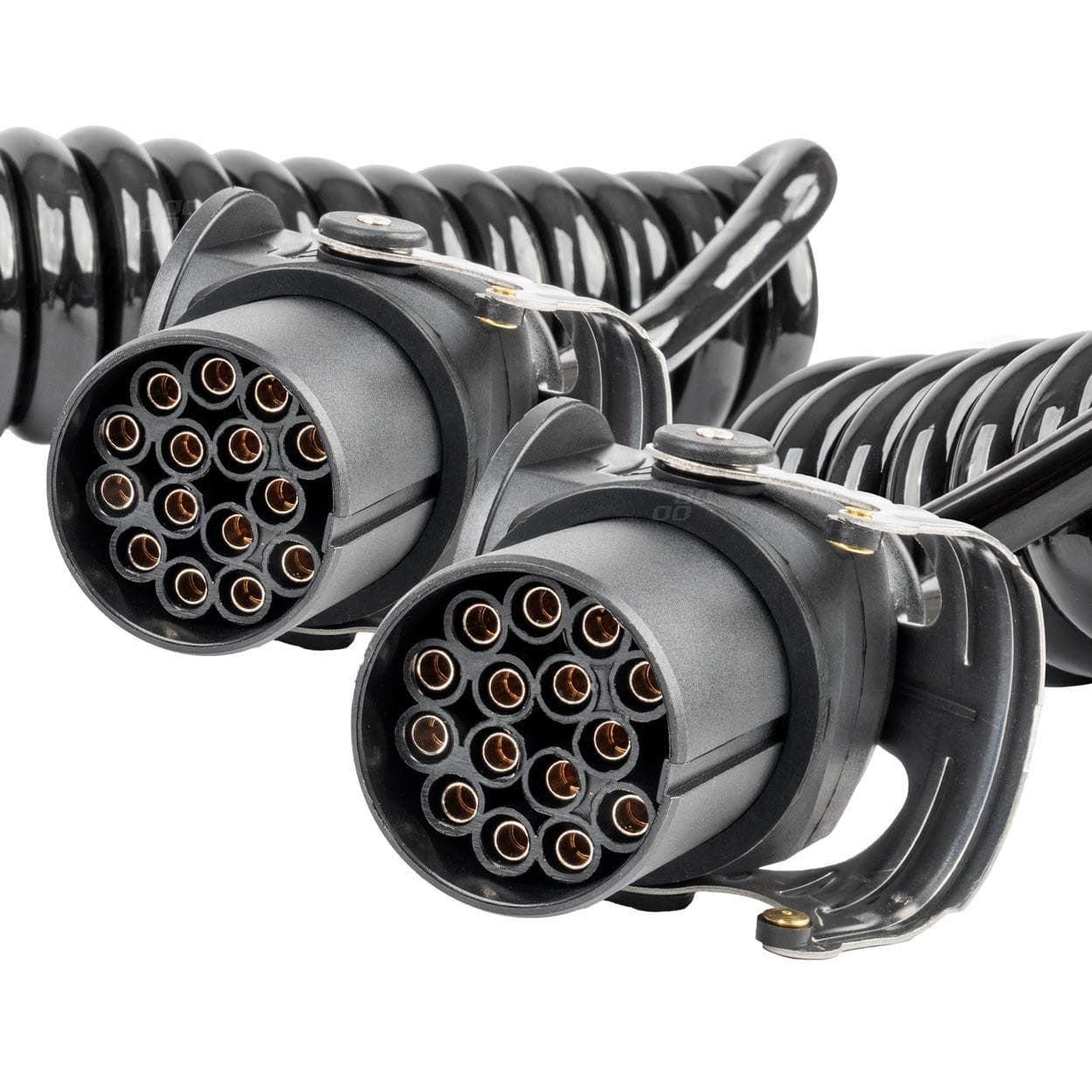 Špirálový kábel TIR 2x 15 PIN 5m 24V AMIO-04382 1