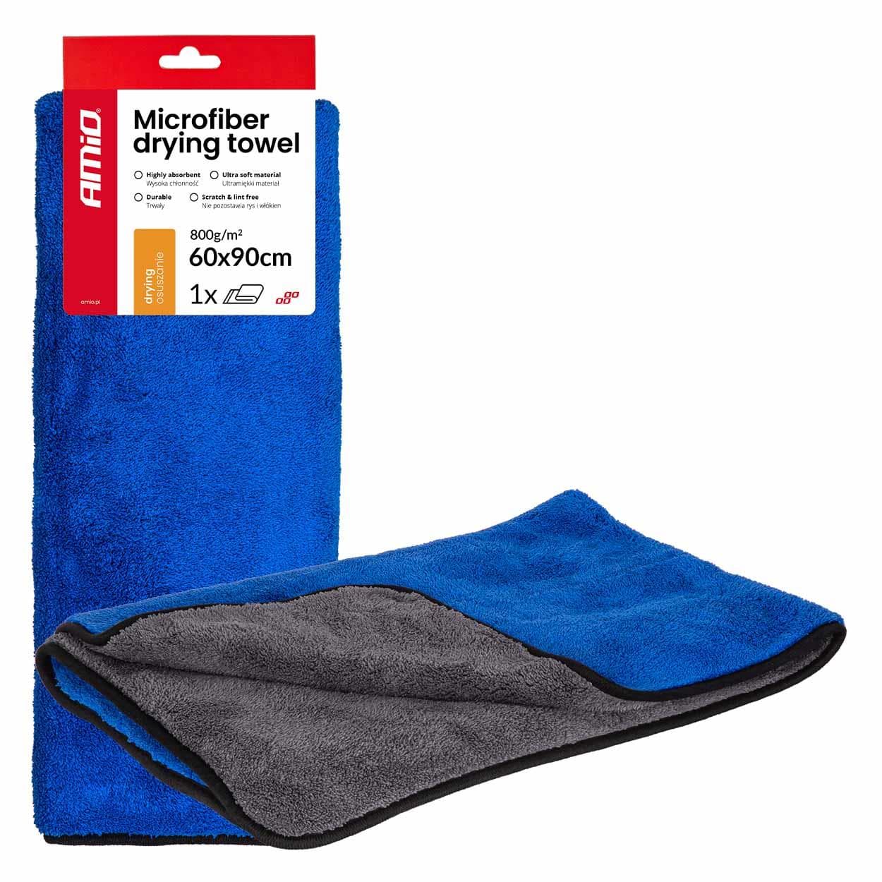 Utierka z mikrovlákna na sušenie 800gsm 60x90cm AMIO-04488 1
