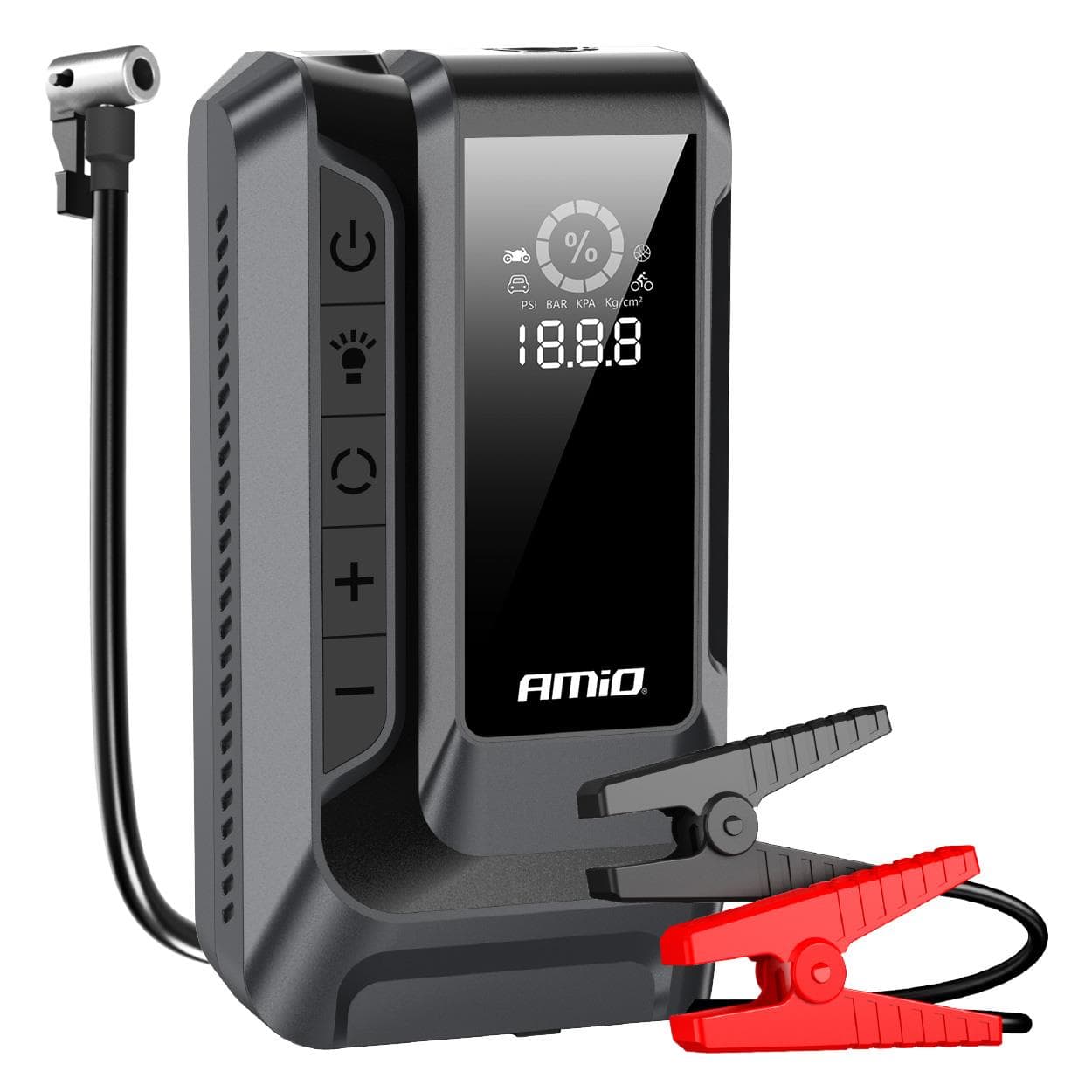 Štartovacie zariadenie 4in1 12V 12Ah 1600A AMiO-04677
