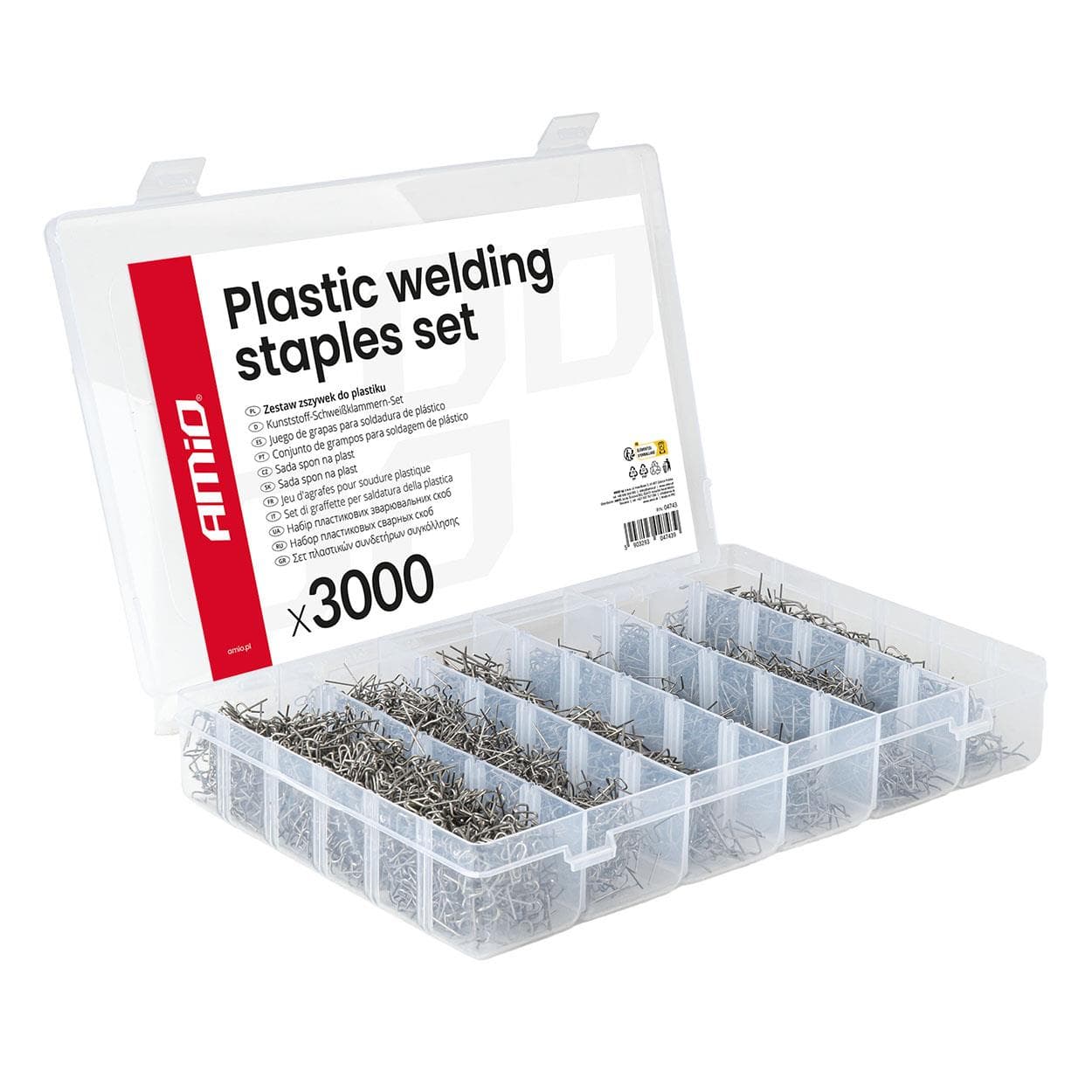 Sada spon na plast 3000 ks AMIO-04743