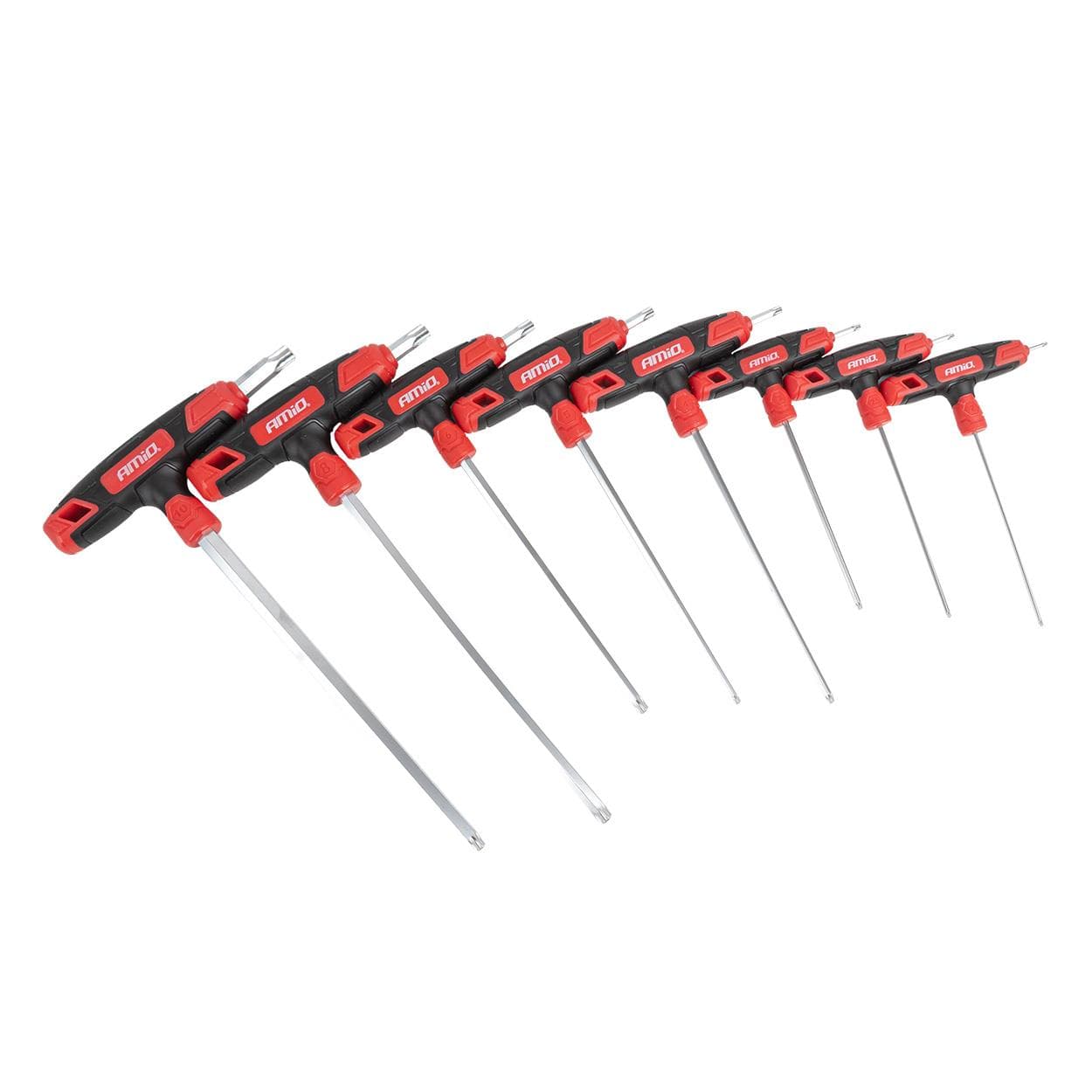 Sada torx kľúčov s priečnou rukoväťou 8 kusov AMiO 04827 1