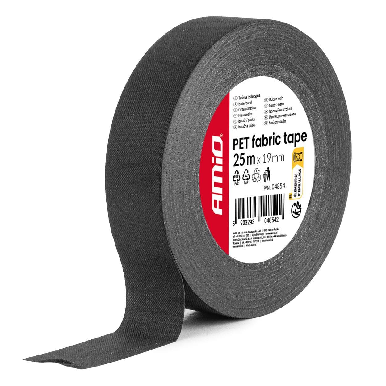 Izolačná páska 25 m x 19 mm 0,14 mm AMiO 04854 1
