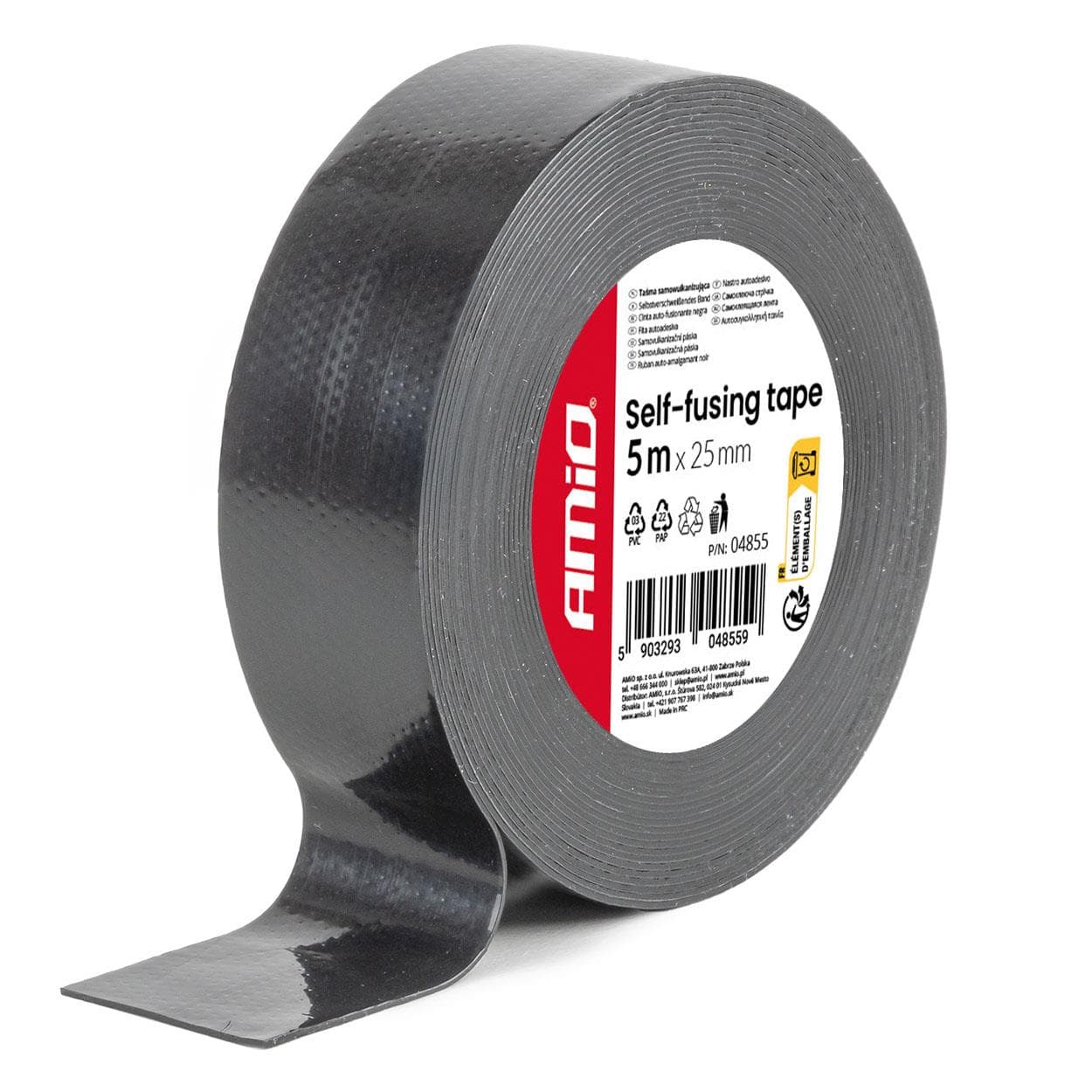 Samovulkanizačná páska 25 mm x 5 m 0,5 mm AMiO 04855 1