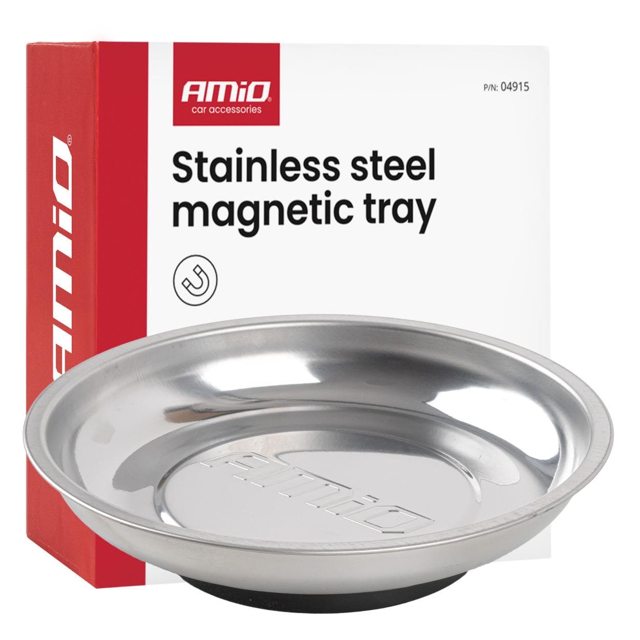 Magnetická miska z nehrdzavejúcej ocele 150 mm 1