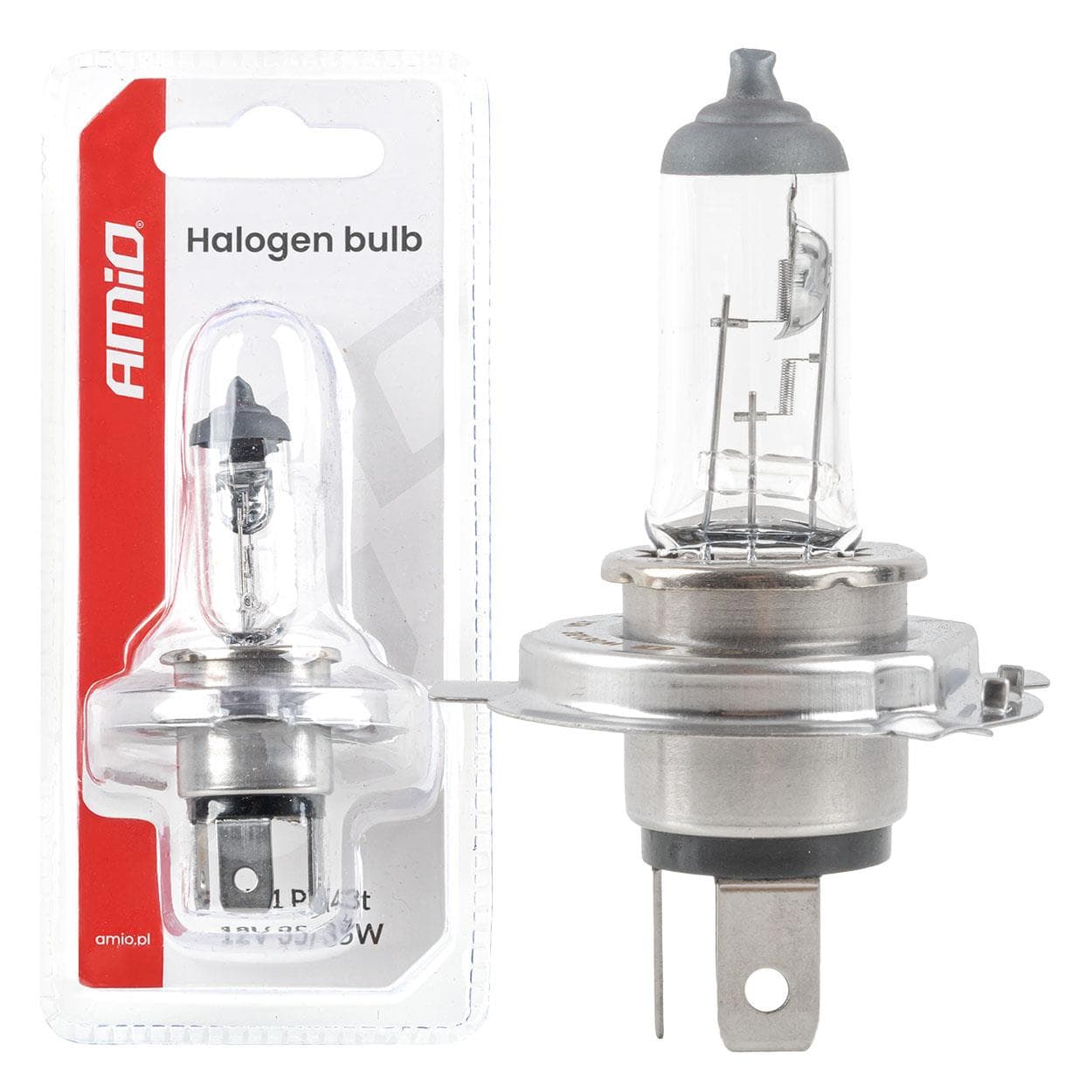 Halogénová žiarovka HS1 12V 35/35W PX43T 04918 AMiO