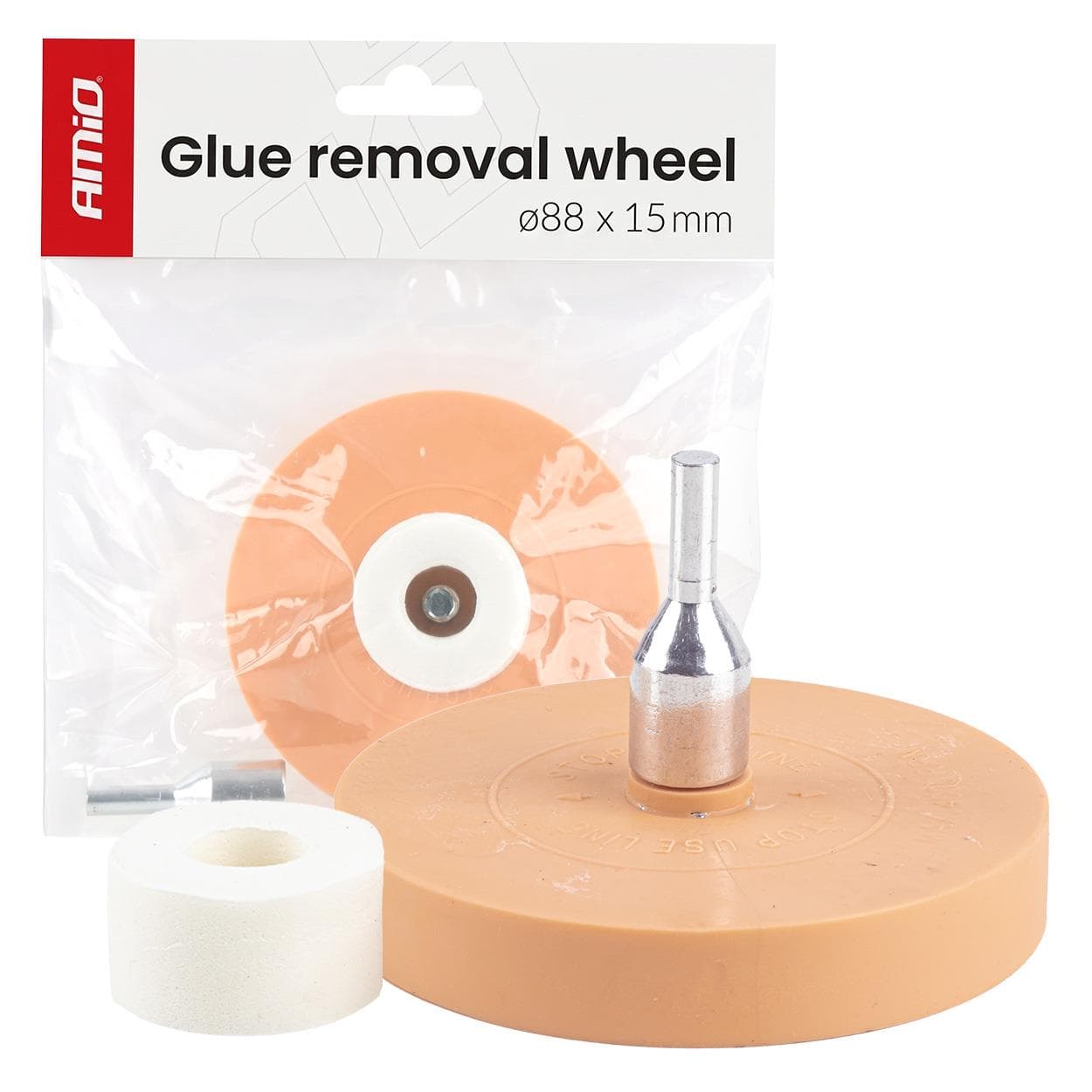Kotúč na odstraňovanie lepidla 88 mm AMiO-04926 1