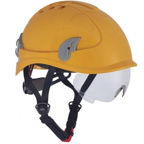 Prilba AlpinWorker s ventiláciou, žltá
