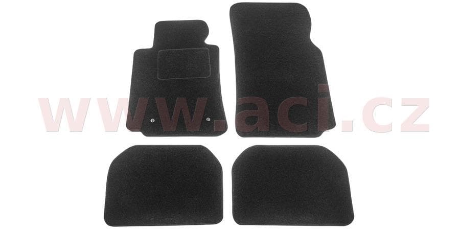 Textilne koberčeky čierne BMW 5 E39 , 95-03 1
