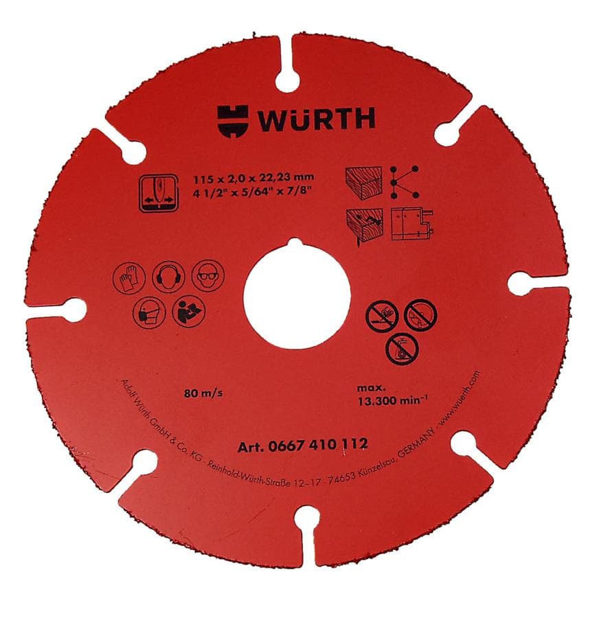 Rezné kotúče wolfrámovo-karbidové TC 20 222 D 115 mm - 0667410112