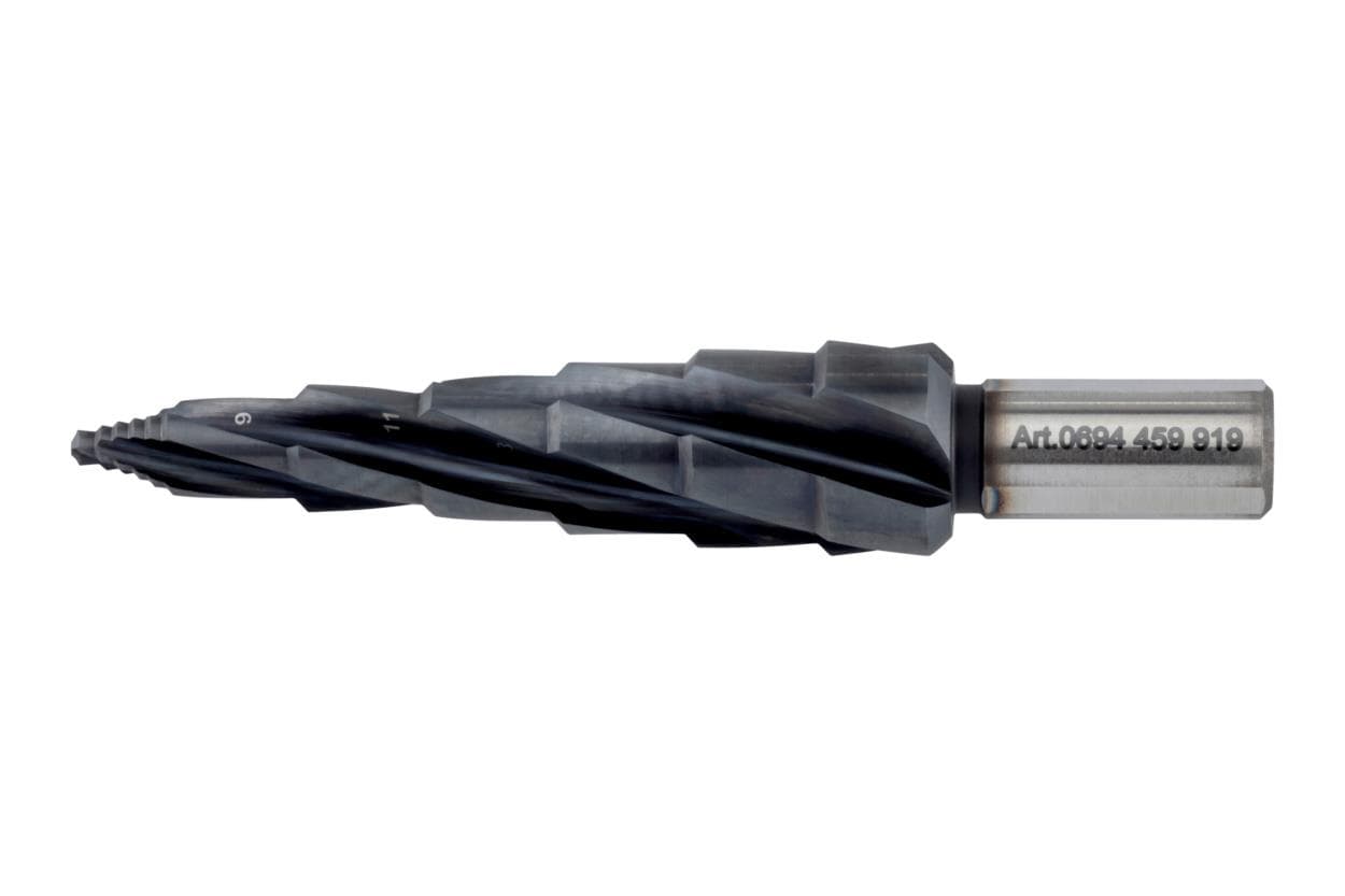 Špirálový stupňovitý vrták HSS SMART STEP Deepcut 9-19 mm - 0694459919 1