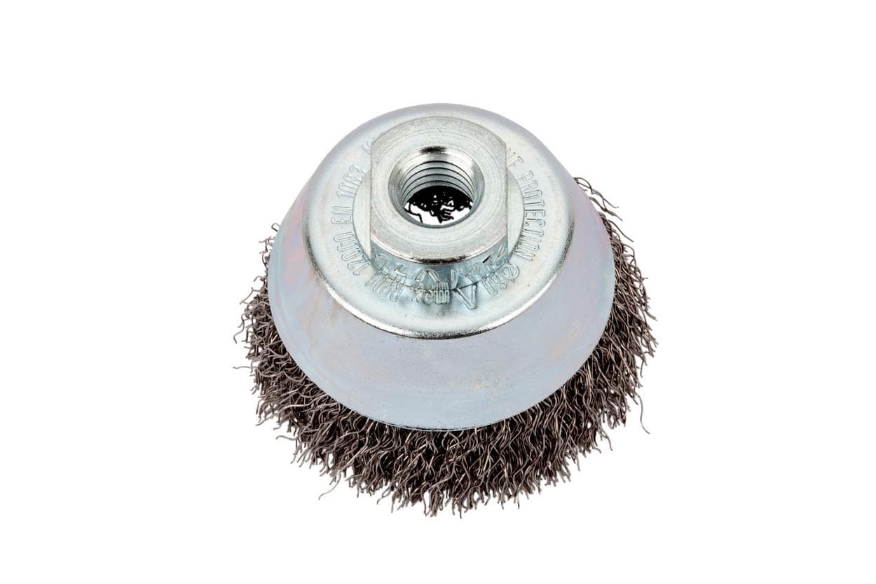 Hrncová kefa so zvlneným oceľovým drôtom M14 - 0714691340