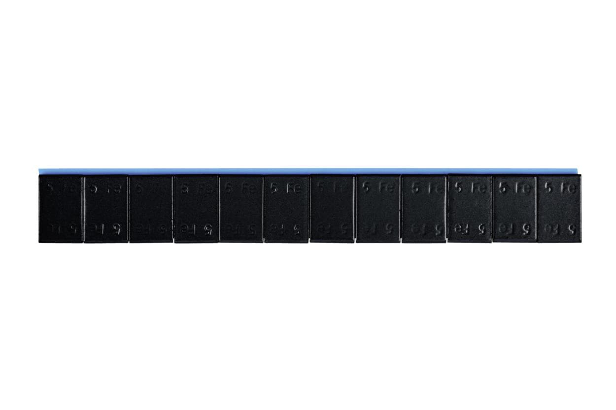 Nalepovacie oceľové závažie B19 x 38 mm - 12 x 5 g - 083014 411